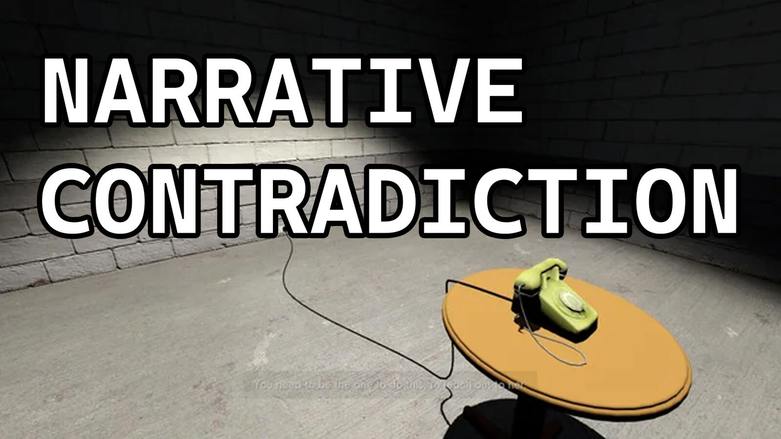 The Stanley Parable - Narrative Contradiction